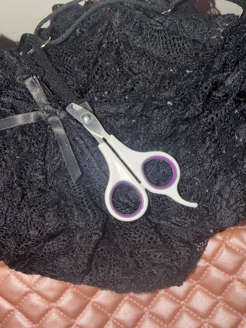 White and Purple Small Animal Clippers For Nails